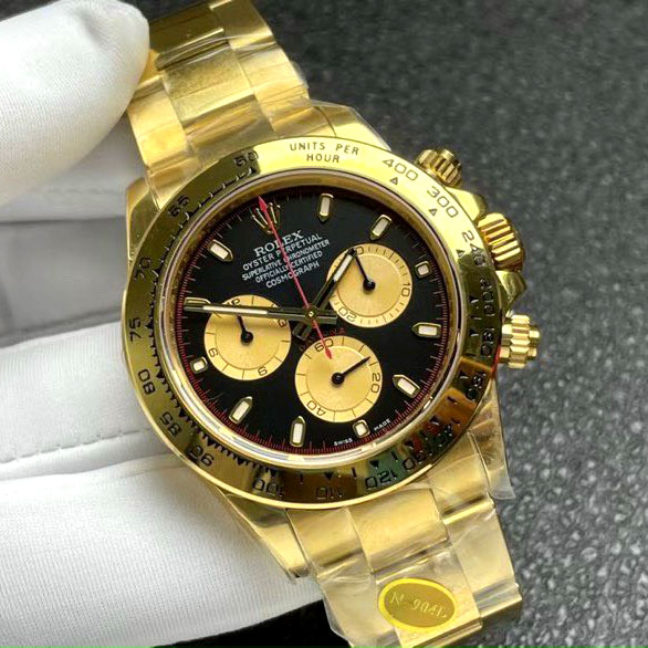 Đồng hồ Rolex mặt đen 3 kim máy eta thụy sỹ