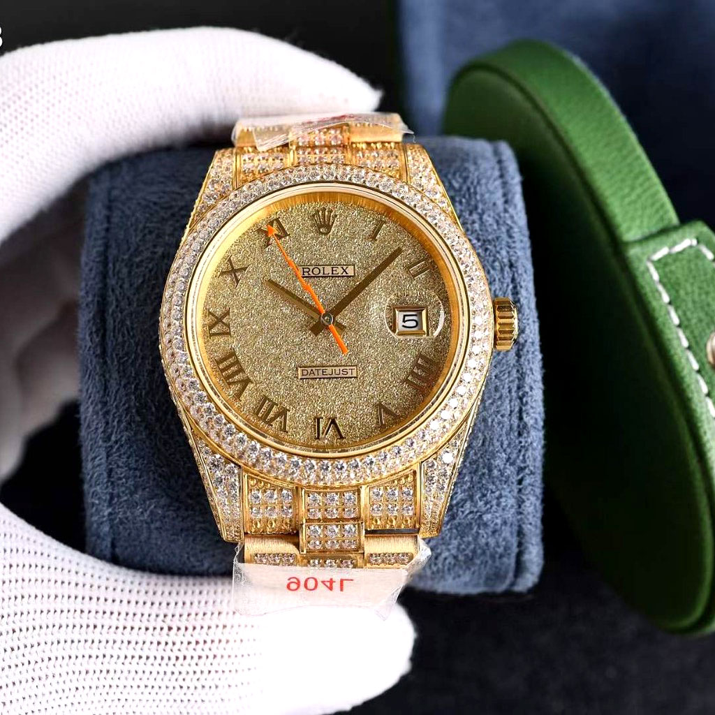 Đồng hồ Rolex mặt viền đá trắng siêu cấp