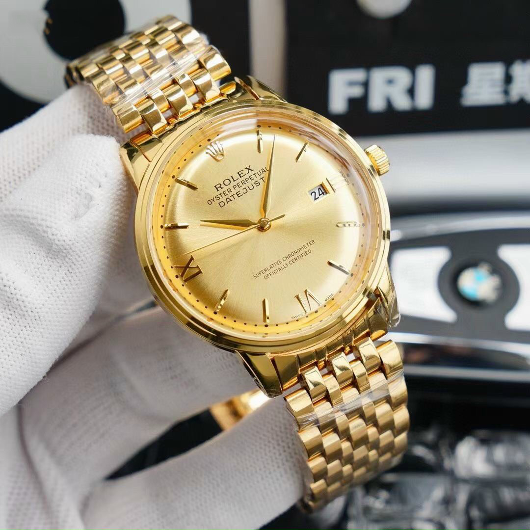 Đồng hồ nam Rolex mặt vàng cao cấp