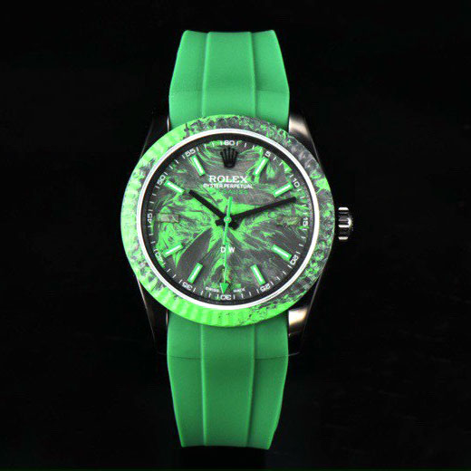Đồng hồ Rolex mặt xanh loang siêu cấp