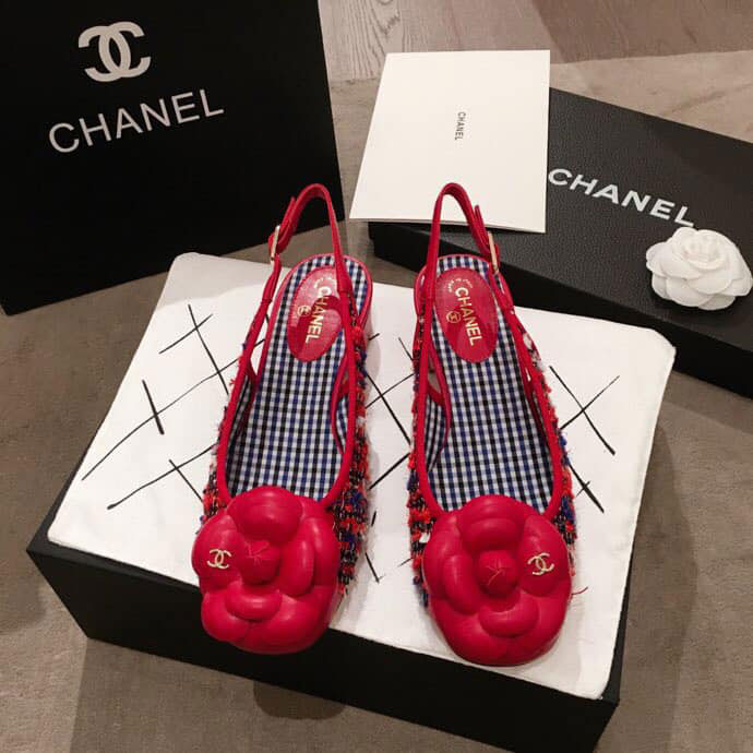 Giầy nữ Chanel da mềm bệt cao cấp
