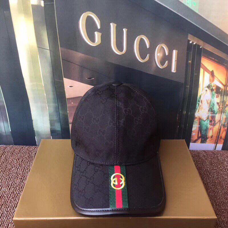 Mũ nam nữ Gucci sọc logo