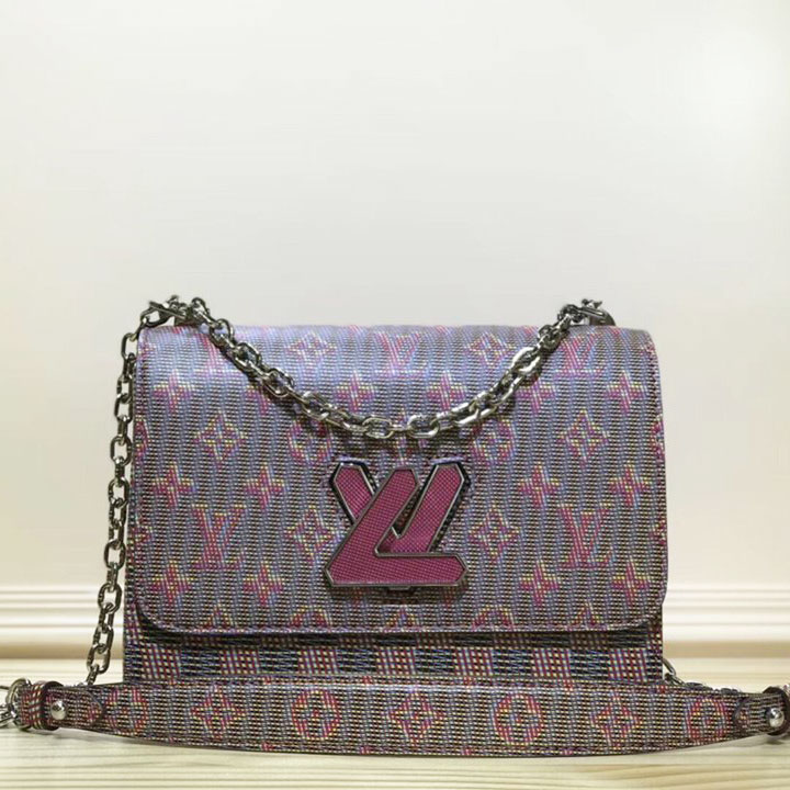 Túi xách Louis Vuitton dây xích pha da mẫu mới