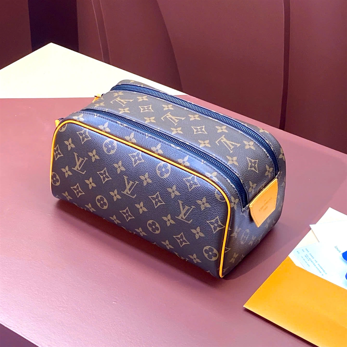 Túi cốp da ô kéo khóa Louis Vuittion siêu cấp