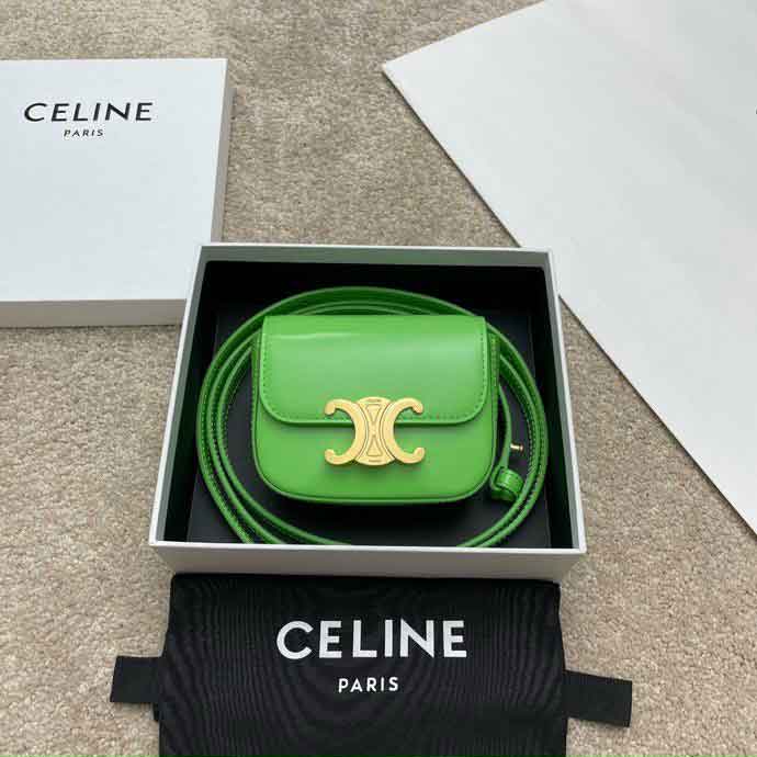 Túi cặp Celine mini siêu cấp khóa vàng