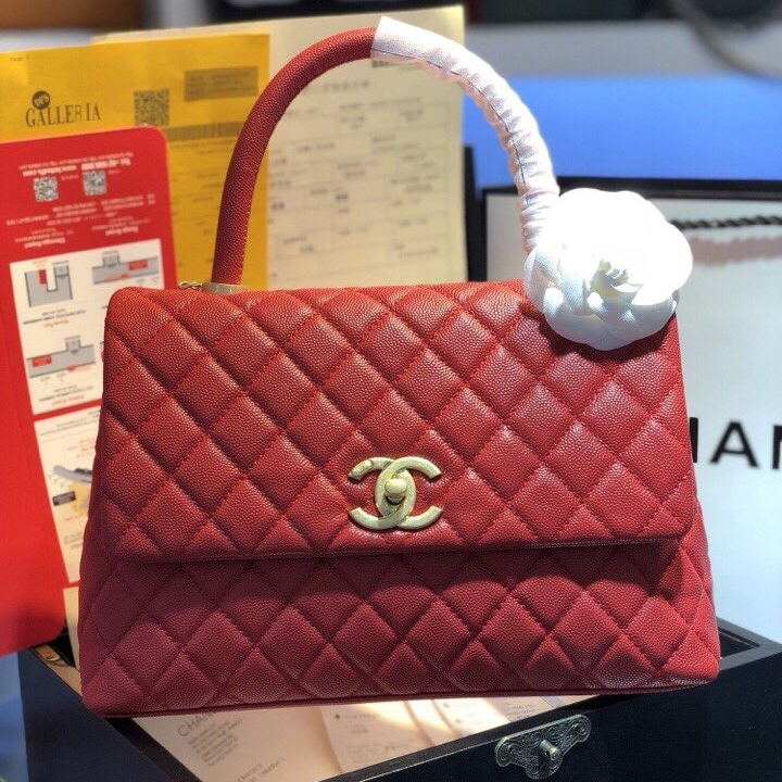 Túi xách Chanel coco sz 30 đỏ siêu cấp