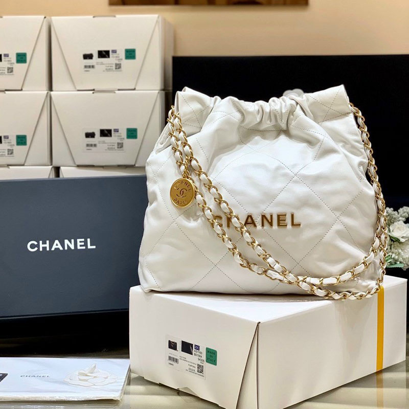 Túi xách Chanel xích vàng thút dây siêu cấp