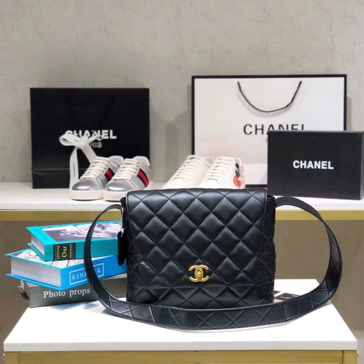 Túi xách Chanel siêu cấp khóa vàng siêu cấp