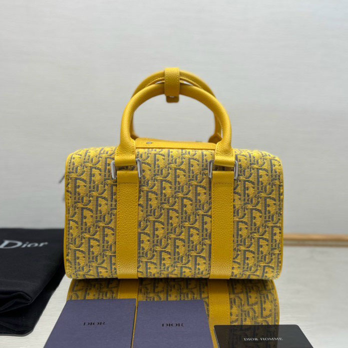 Túi trống Thổ cẩm phối Vàng hiệu Dior likeauth
