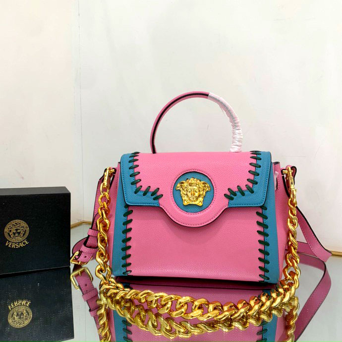 Túi xách Versace cặp hồng viền xanh siêu cấp