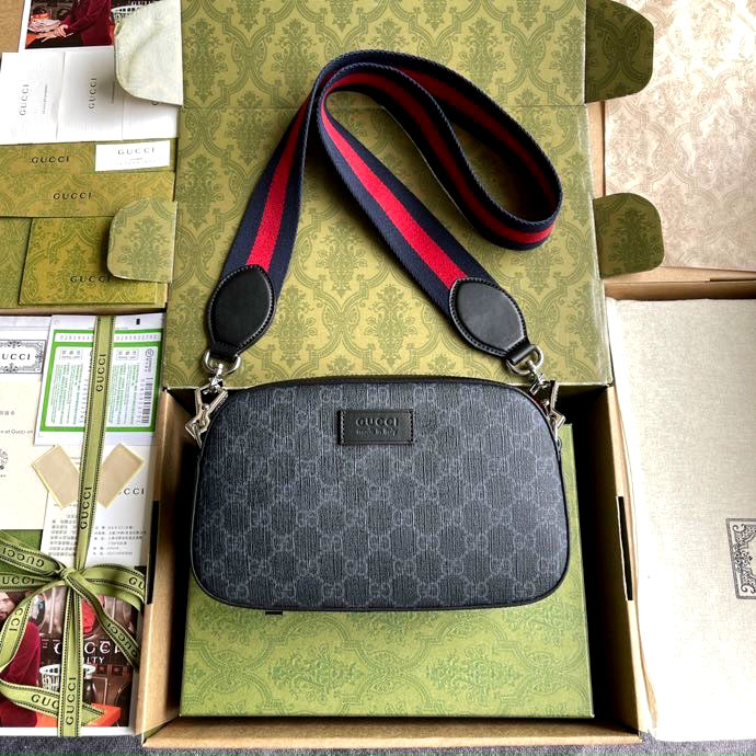 Túi xách Gucci kéo khóa quai vải dù 3 màu siêu cấp