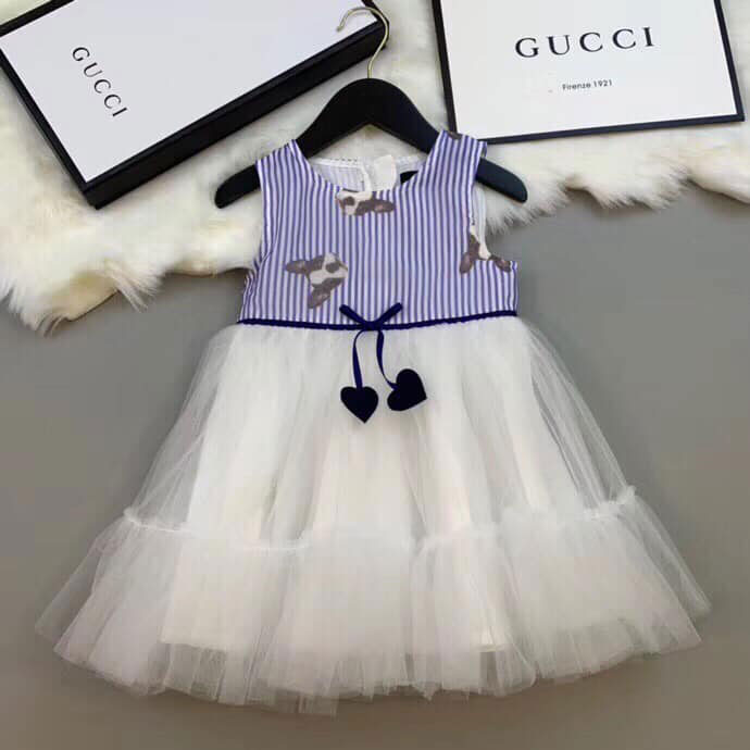 Váy hiệu Gucci cao cấp cho bé