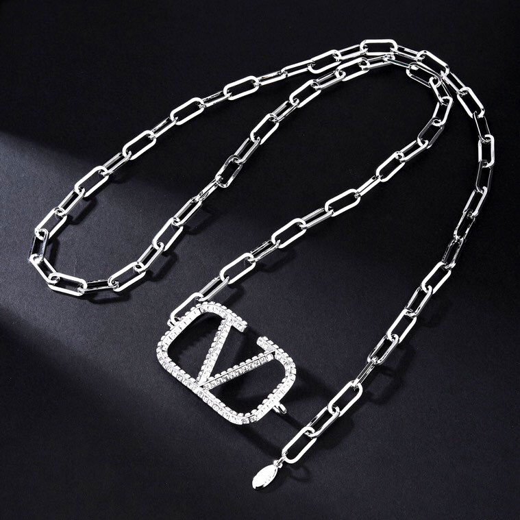 Dây lưng Mặt vuông nạm đá Valentino siêu cấp