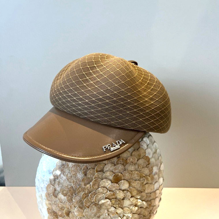 Mũ dạ lưỡi trai Prada siêu cấp