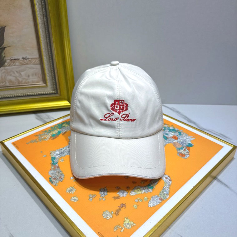 Mũ lưỡi trai hiệu trắng phối đỏ họa tiết siêu cấp