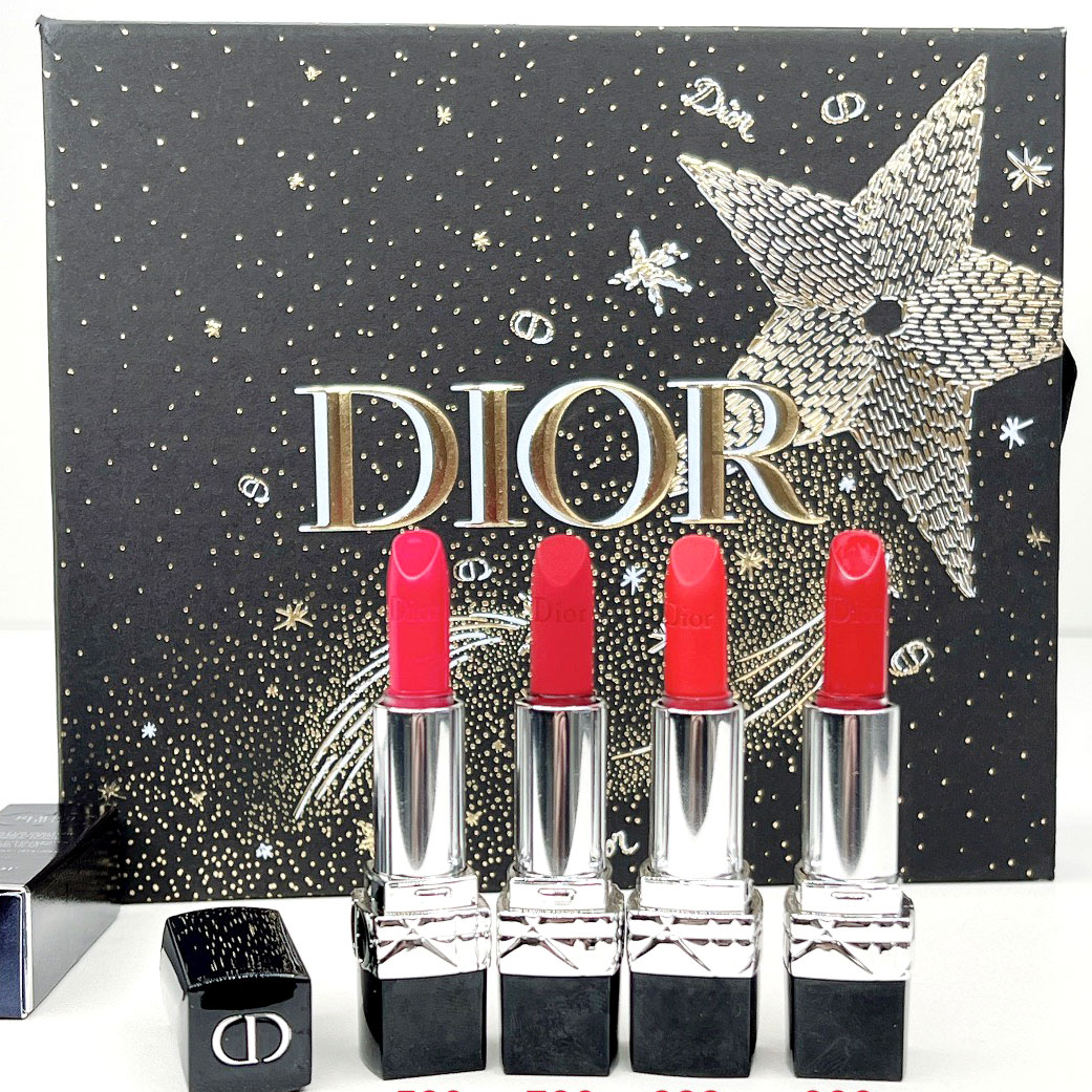 Set son 4 thỏi kèm box Dior siêu cấp