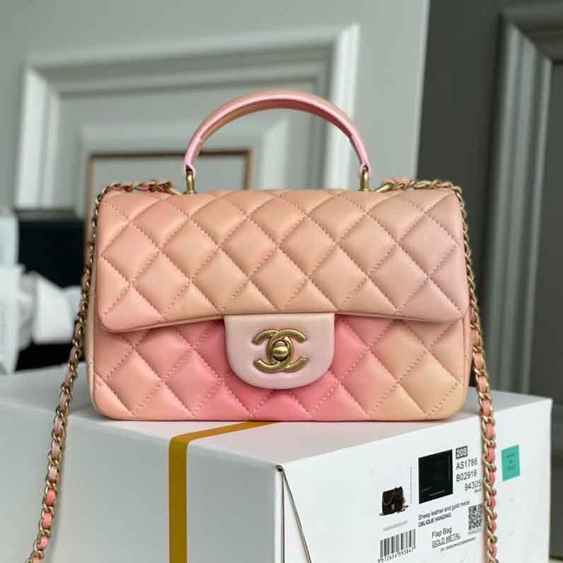 Túi Chanel loang quai xách da mịn siêu cấp