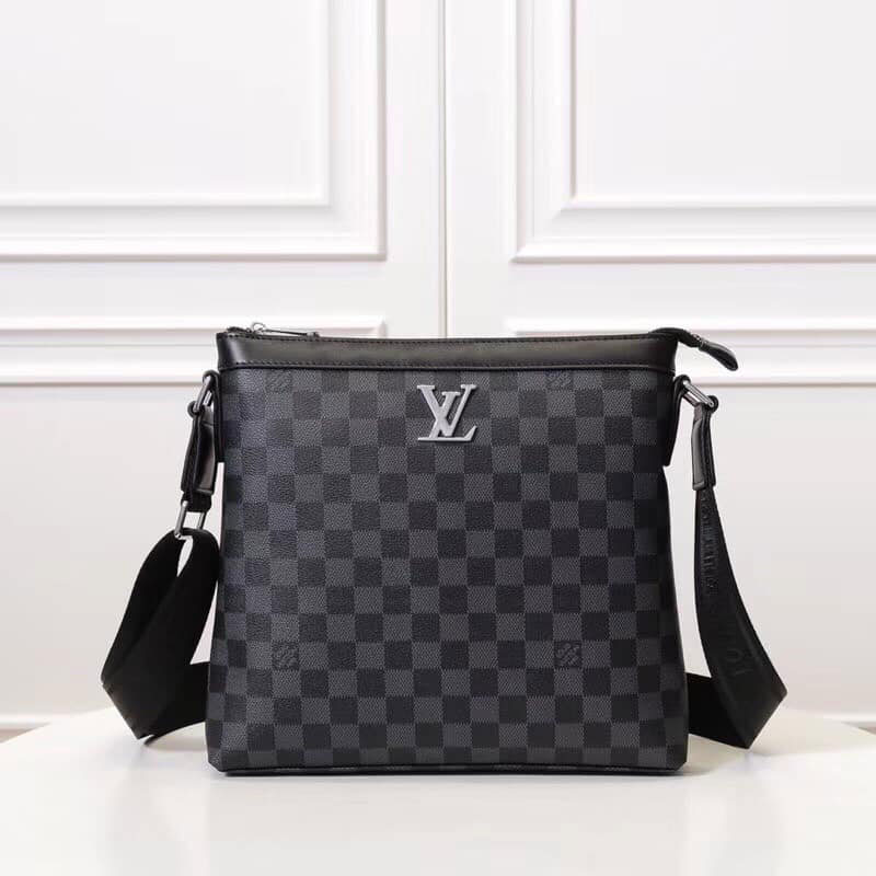 Túi xách nam hiệu Louis Vuitton ô nâu siêu cấp