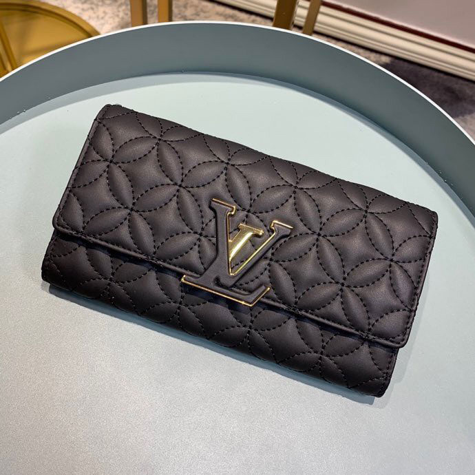 Ví may viền hoa Louis Vuitton siêu cấp